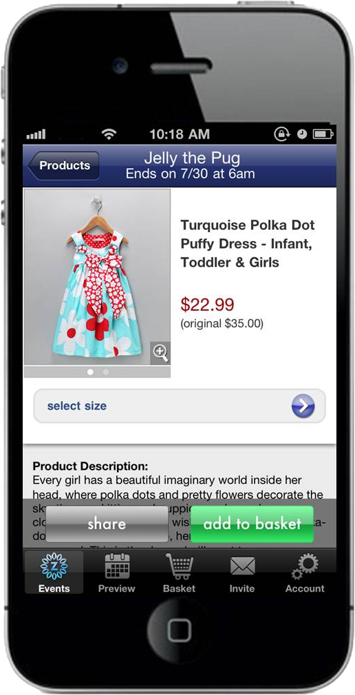 zulily iPhone